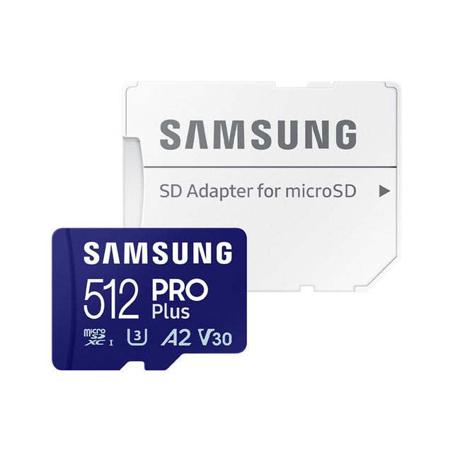 Samsung Pro PLUS 512GB Micro SDXC with Adapter – Computer Lounge