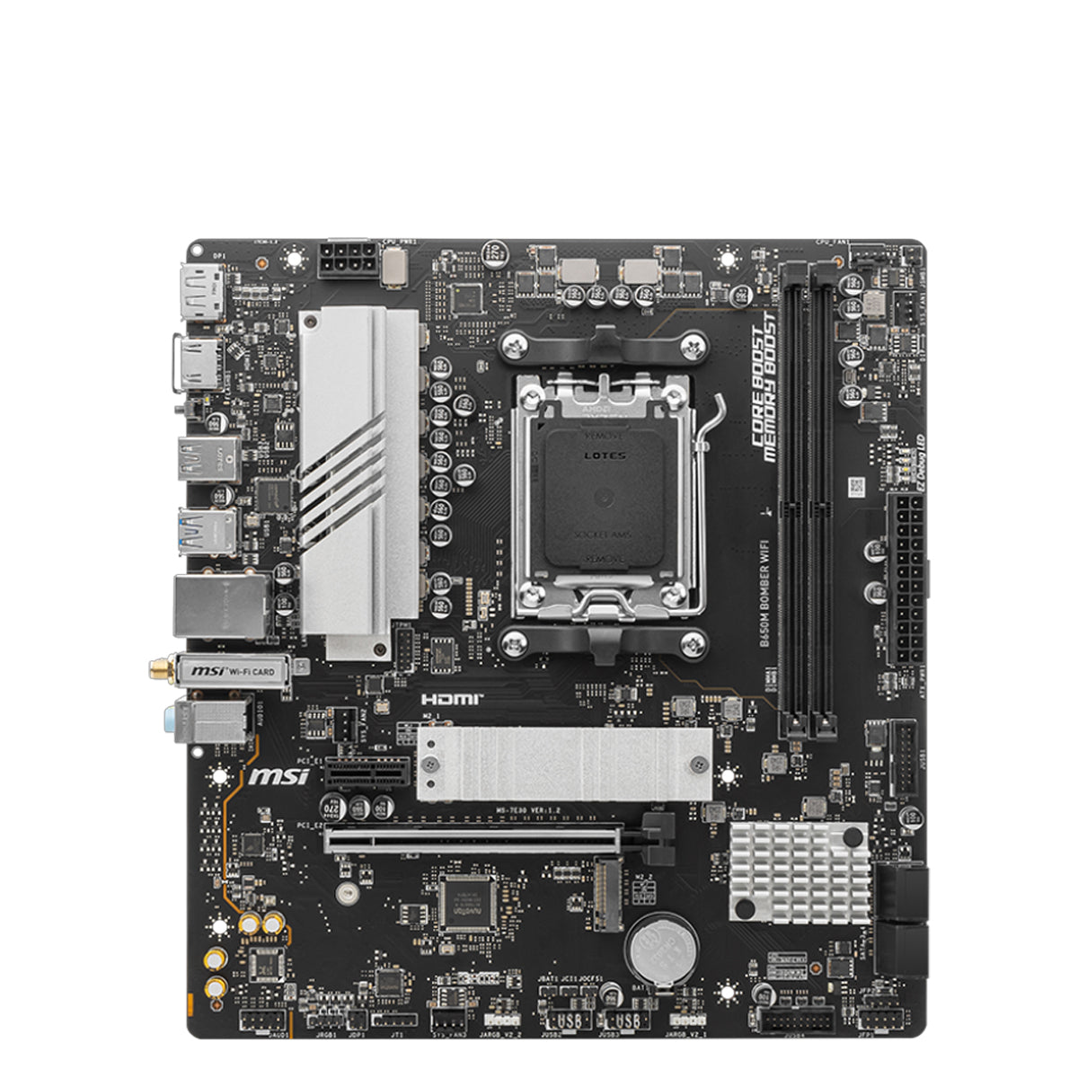 MSI B650M BOMBER WIFI mATX Motherboard