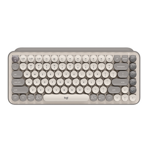Logitech POP Keys Wireless Mechanical Keyboard With Emoji - Sand
