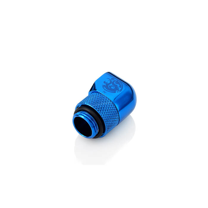 Bitspower Rotary 90-Degree Extender Fitting - Royal Blue