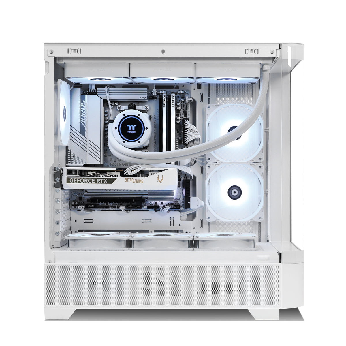 Adjudicator RTX 5060 Ryzen 5 7500F Gaming PC - White