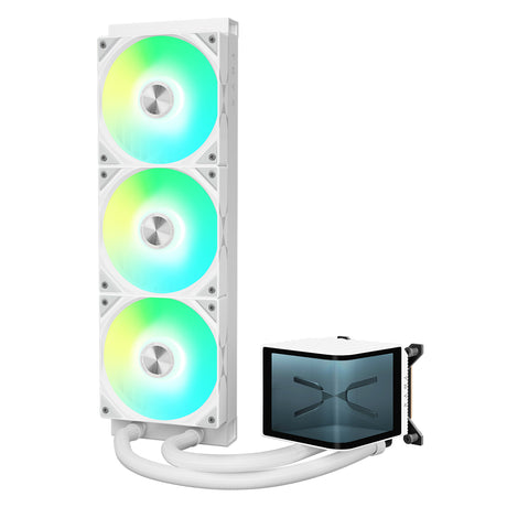 TRYX PANORAMA 360mm ARGB WHITE 6.67'' Curved AMOLED Screen AIO CPU Cooler