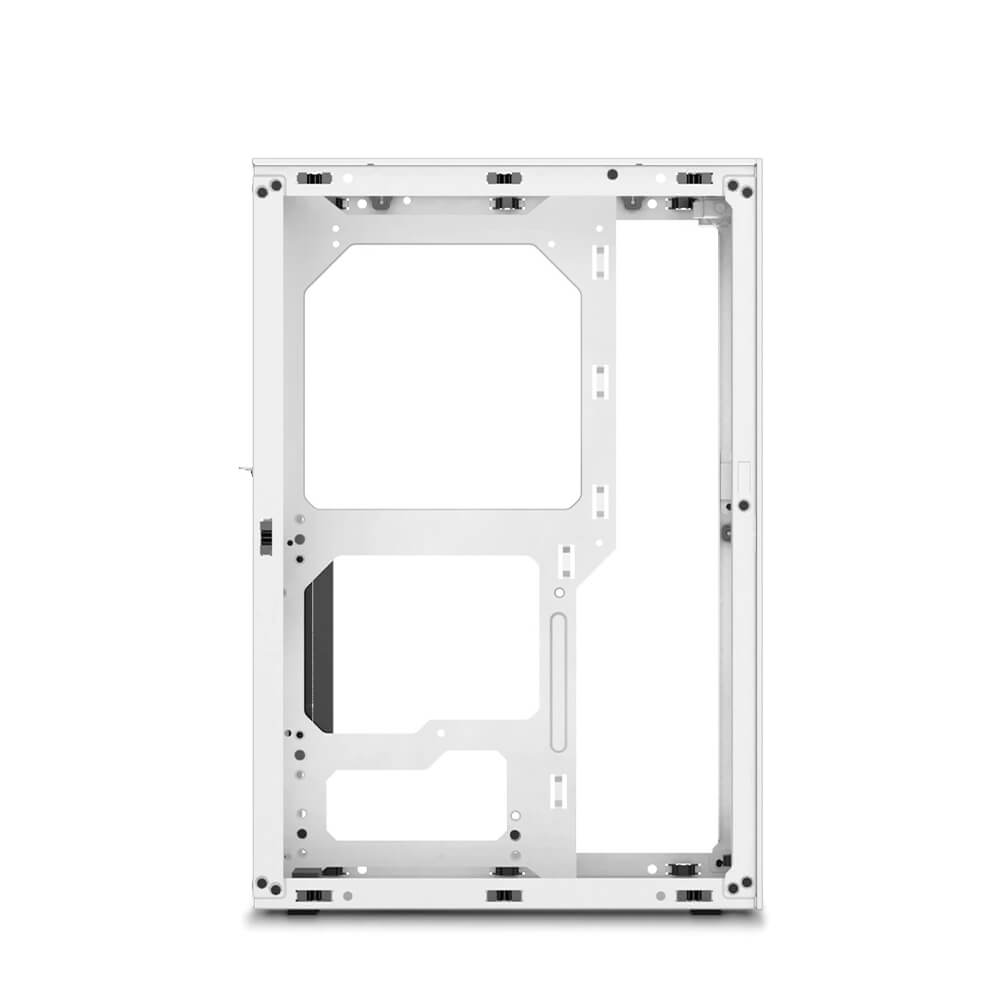 Ssupd Meshlicious Mini ITX Case - Tempered Glass - White - PCIE 3.0