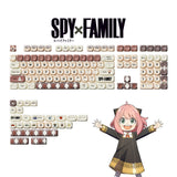 Akko x Spy Family Anya Waku! Waku! PBT MOA Profile Keycap Set - 133 Keys