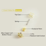 Akko Cream Yellow Pro V3 5-Pin Mechanical Switch Pack - 45 Pcs