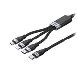 Unitek 20W 3in1 USB-C Data & Charge Cable - 1.5M