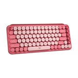 Logitech POP Keys Wireless Mechanical Keyboard With Emoji - Rose