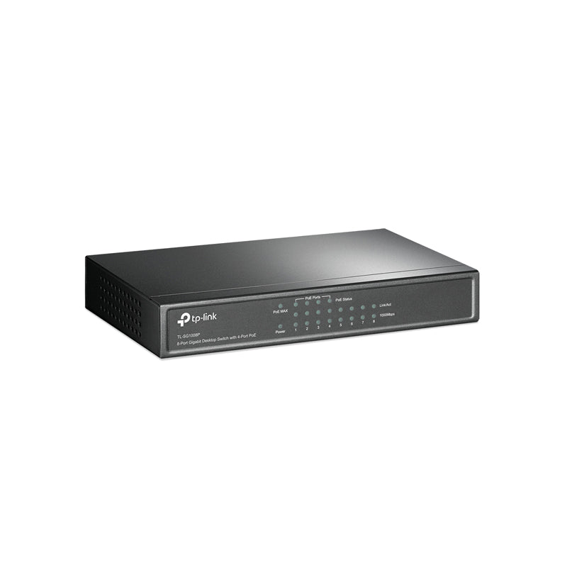 TP-Link TL-SG1008P 8-Port Gigabit Desktop Switch with 4-Port PoE