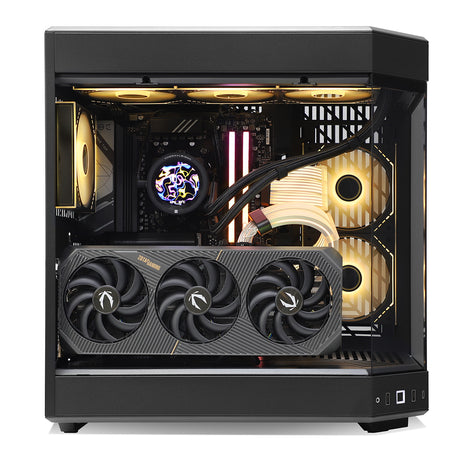 Abyssal AMP RTX 5080 Ryzen 9 9900X3D Gaming PC - Black