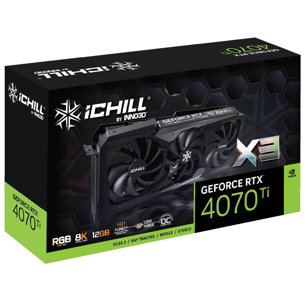 INNO3D GeForce RTX 4070 Ti iChill X3 12GB Graphics Card