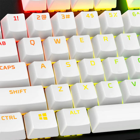 HYPERX Full Keycaps - PBT - White [US]