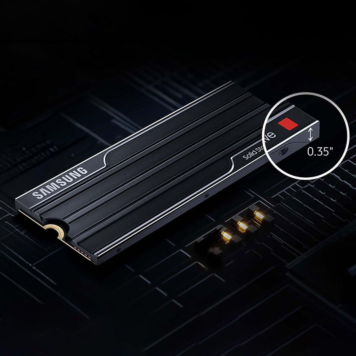 Samsung 9100 PRO 8TB Gen5 M.2 NVMe SSD With Heatsink