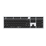 Keychron Q6 Pro Q6P-P3 Knob QMK 100% RGB Hot-Swappable wireless Mechanical Keyboard Shell White - Brown Switch