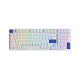 Akko 3098N Blue On White Wireless Keyboard RGB Backlighting Hot-Swappable keys TTC Brown Switch