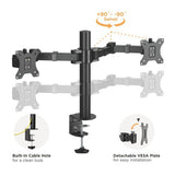 Lumi DTM33-C024 Dual Monitor Stand 17" -32"