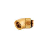 Corsair Hydro X Series XF 45° Angled Rotary Adapter Twin Pack - Gold