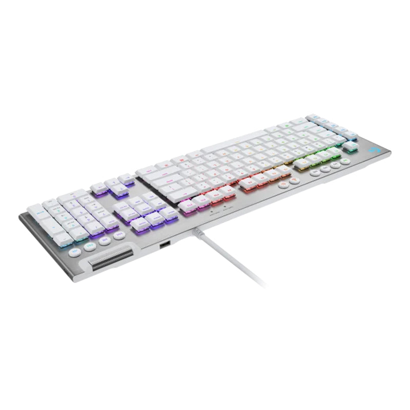 Logitech G815 Lightsync RGB Mechanical Gaming Keyboard - White Tactile