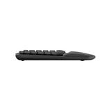 Logitech Wave Keys Wireless Ergonomic Keyboard - Graphite