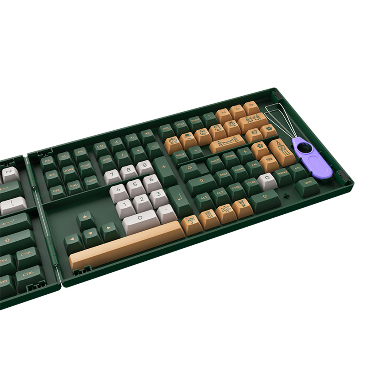 Akko London Fullset PBT Doubleshot ASA Profile 198 pcs Keycaps