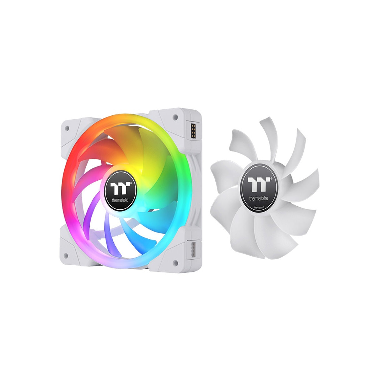 Thermaltake SWAFAN EX14 Magnetic PWM RGB Fan White Edition - 3 Pack