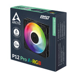 Arctic P12 PRO A-RGB 120mm Premium Cooling Fan - Black