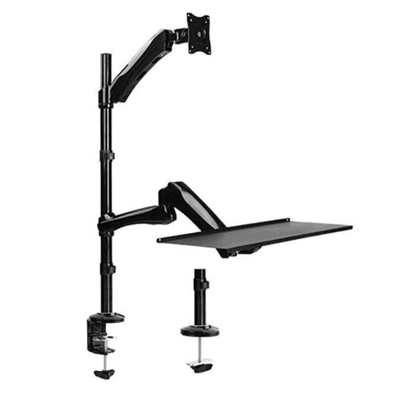 Lumi DWS01-C02 13" -27" Single Monitor Sit-Stand Workstation