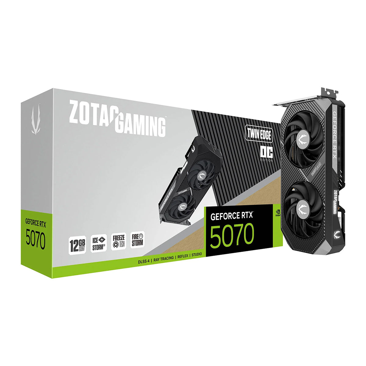 ZOTAC GeForce RTX 5070 TWIN EDGE OC 12GB Graphics Card