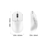 Pulsar X2N CrazyLight Medium Wireless Gaming Mouse -  Uyuni White