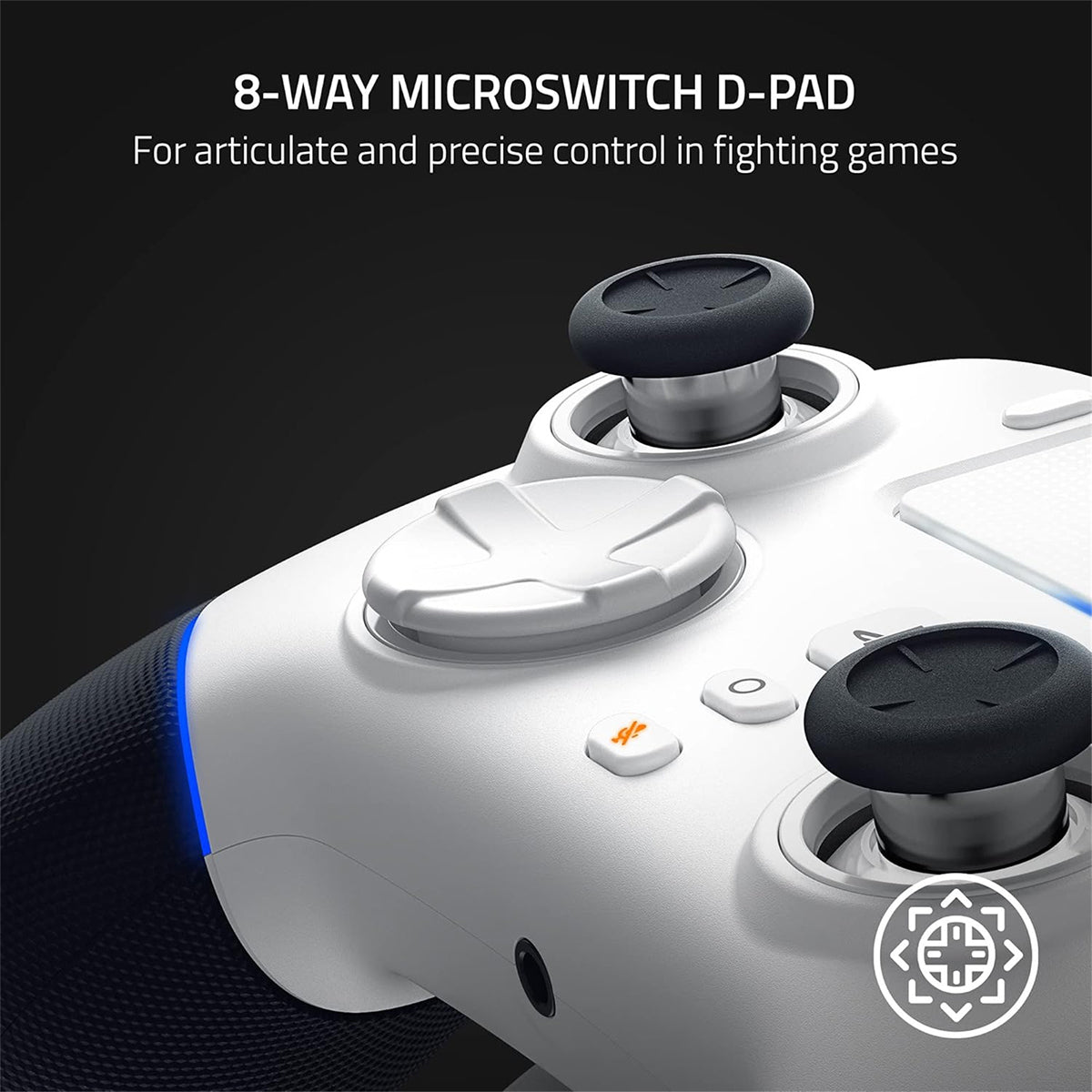 Razer Wolverine V2 Pro Wireless Game Controller for PS5/PC - White