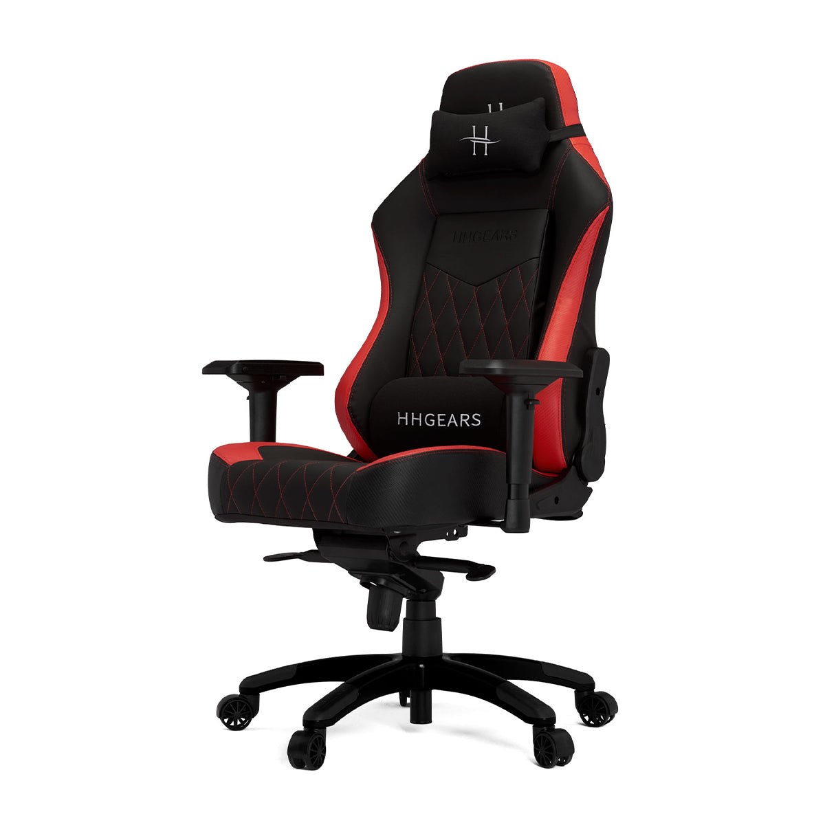 VERTAGEAR XL800 Gaming Chair Black and Red with Headrest/Lumbar Pillows