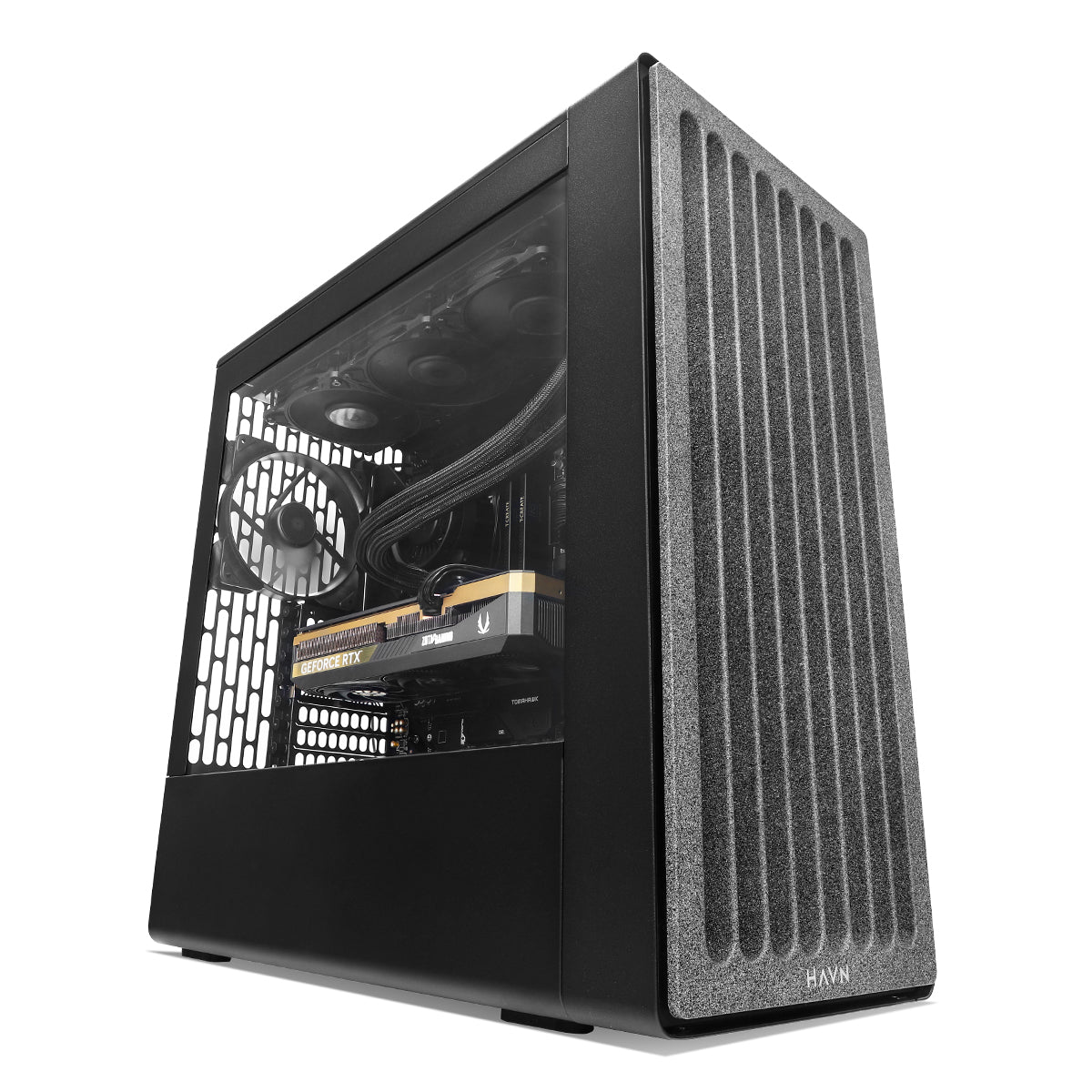 Praxis AMP RTX 5080 Ryzen 7 9800X3D Gaming PC - Dark