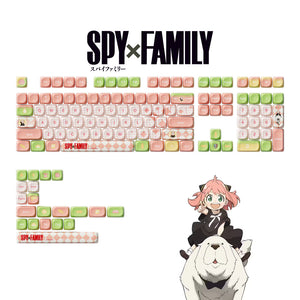 Akko x Spy Family Anya's Daily Life PBT MOA Profile Keycap Set - 128 Keys