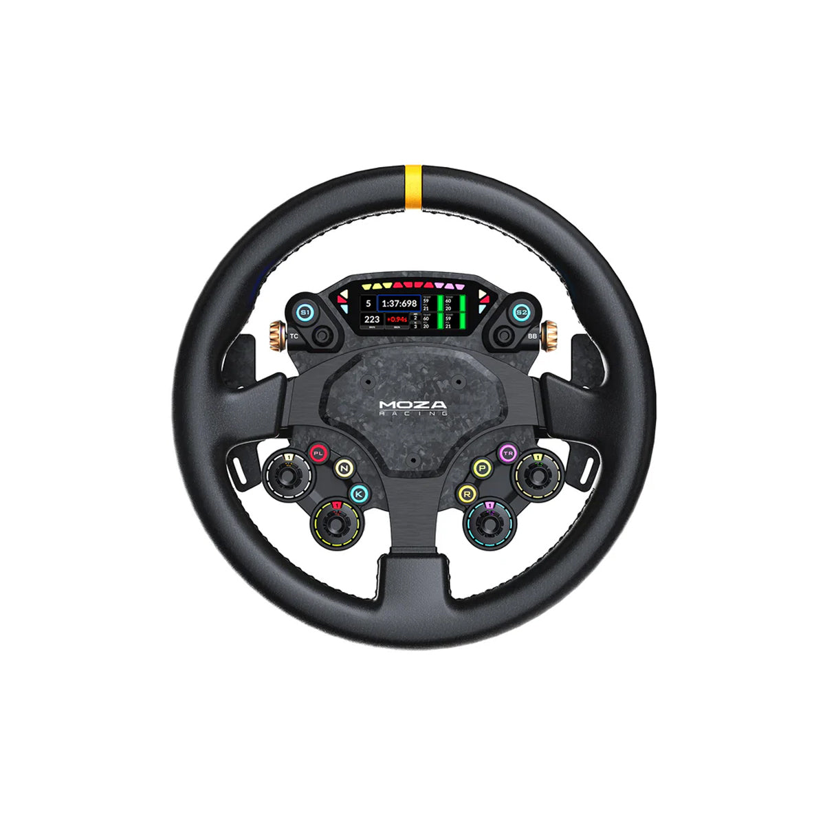 Moza CS Pro HD Display Round Steering Wheel