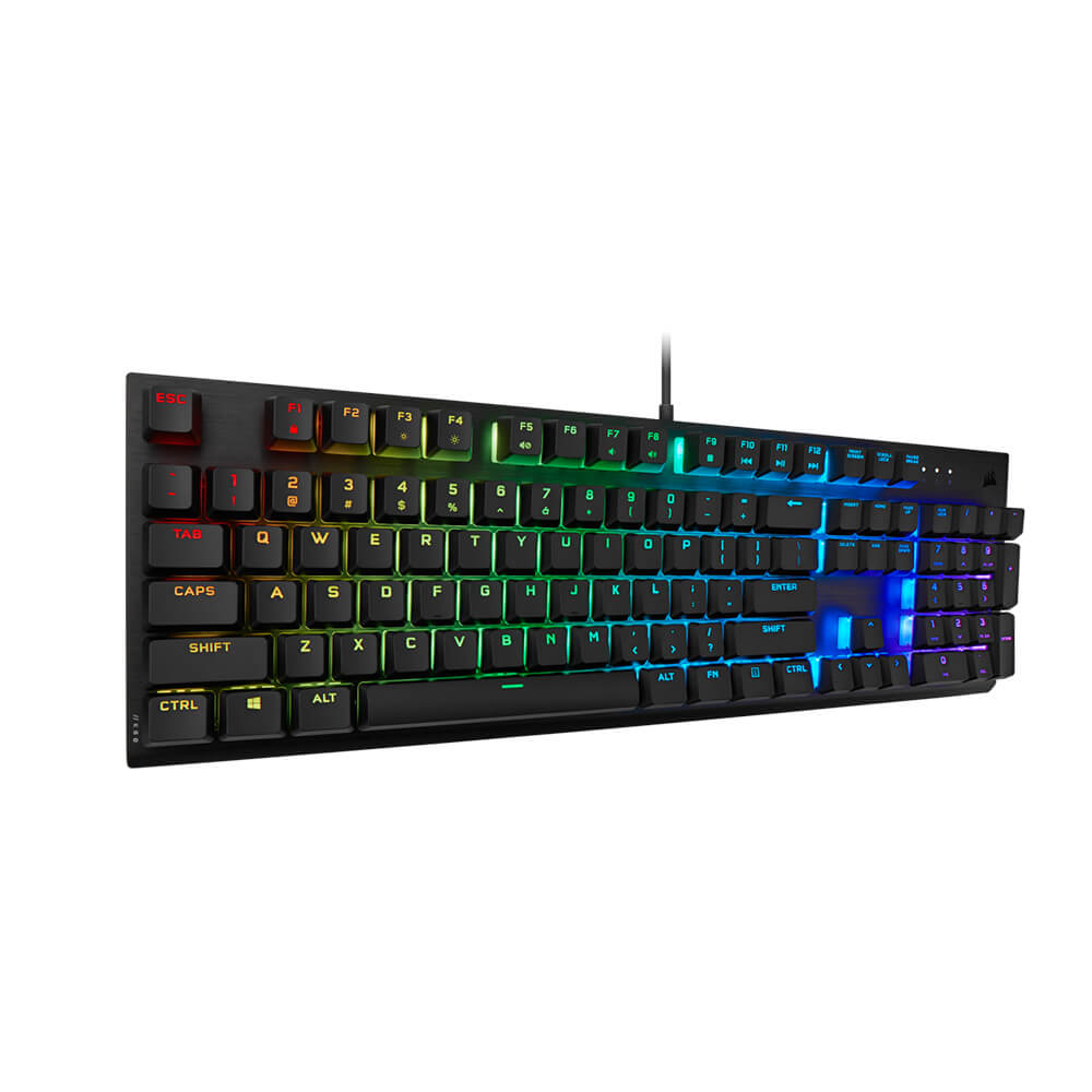 Corsair K60 RGB Pro Gaming Keyboard - CHERRY VIOLA Switch