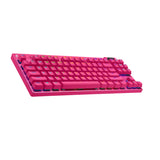 Logitech G Pro X TKL Lightspeed Gaming Keyboard - Magenta