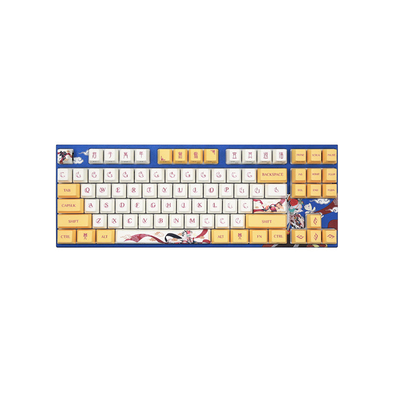 Varmilo MA87M Lovebirds You White LED TKL Dye Sub PBT Mechanical Keyboard - Cherry MX Brown