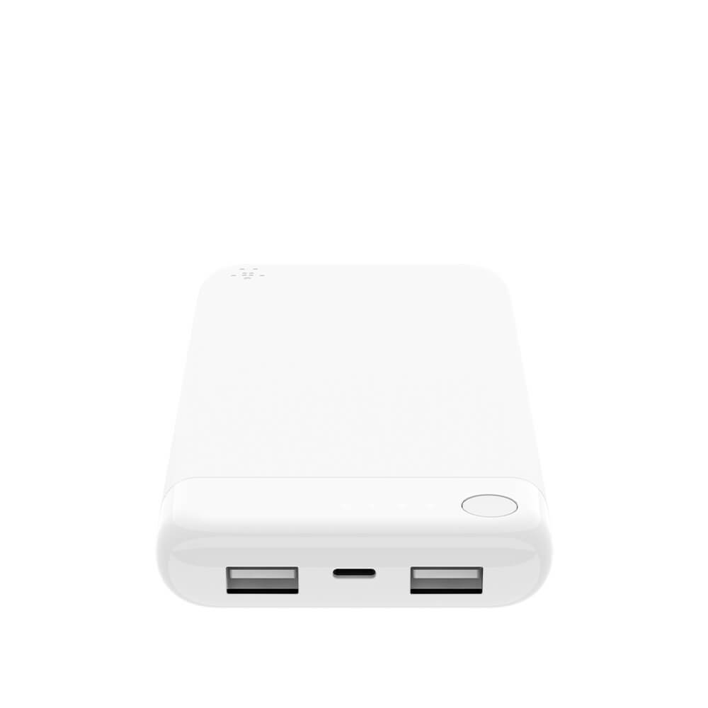 Belkin MFi Certified 10000 mAh Lightning Power Bank - White