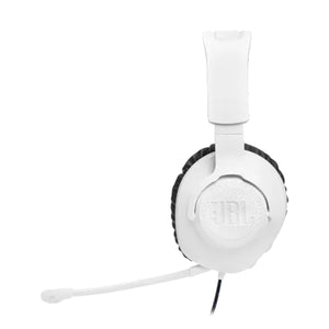 JBL Quantum 100P Wired Over-Ear Gaming Headset for Playstation - White Blue