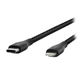 Belkin DuraTek Plus Lightning to USB-C Cable  1.2m - Black