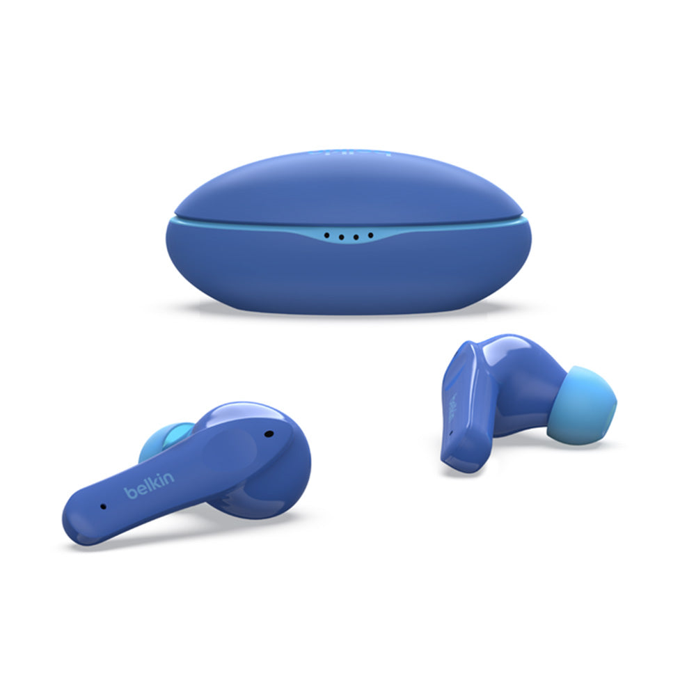 Belkin SoundForm Nano True Wireless Earbuds for Kids - Blue