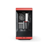 HYTE Y40 Tempered Glass Mid Tower Case Red and Black