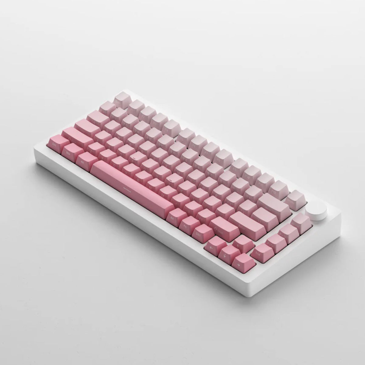 Akko Monsgeek M1W V3-SP White Gradiant 75% RGB Wireless Mechanical Keyboard - Piano Pro Switch