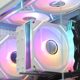 Qubit RR RX 9060 XT 8GB Ryzen 5 8400F Gaming PC - WHITE