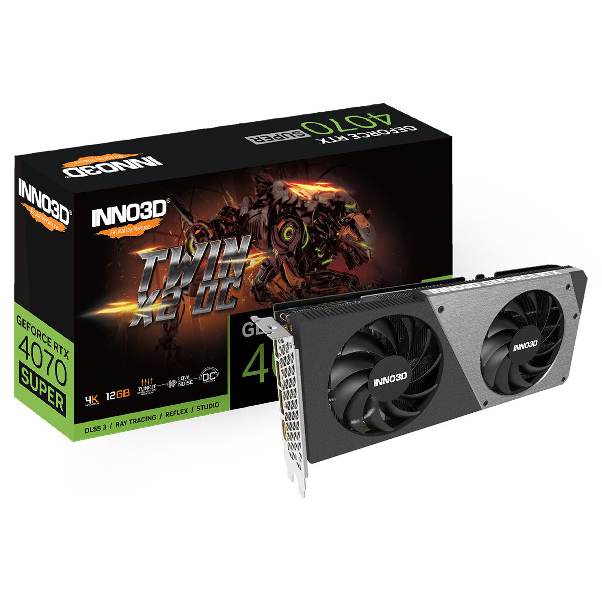 INNO3D GeForce RTX 4070 SUPER Twin X2 OC 12GB Graphics Card