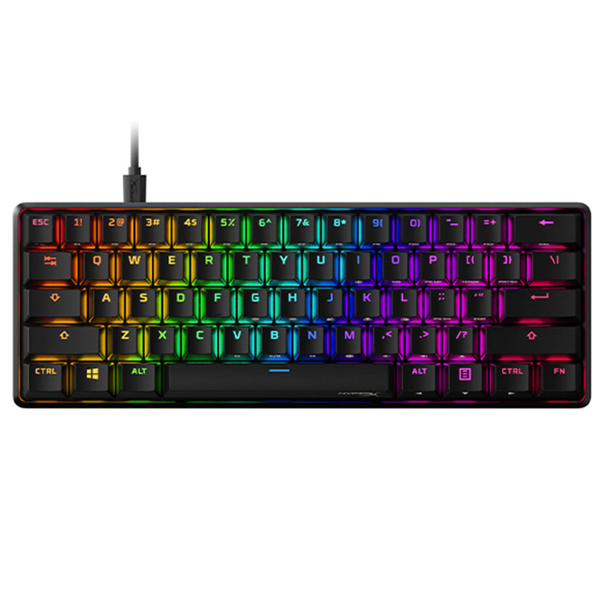 HyperX Alloy Origins 60% RGB Gaming Keyboard - HX Aqua Switch