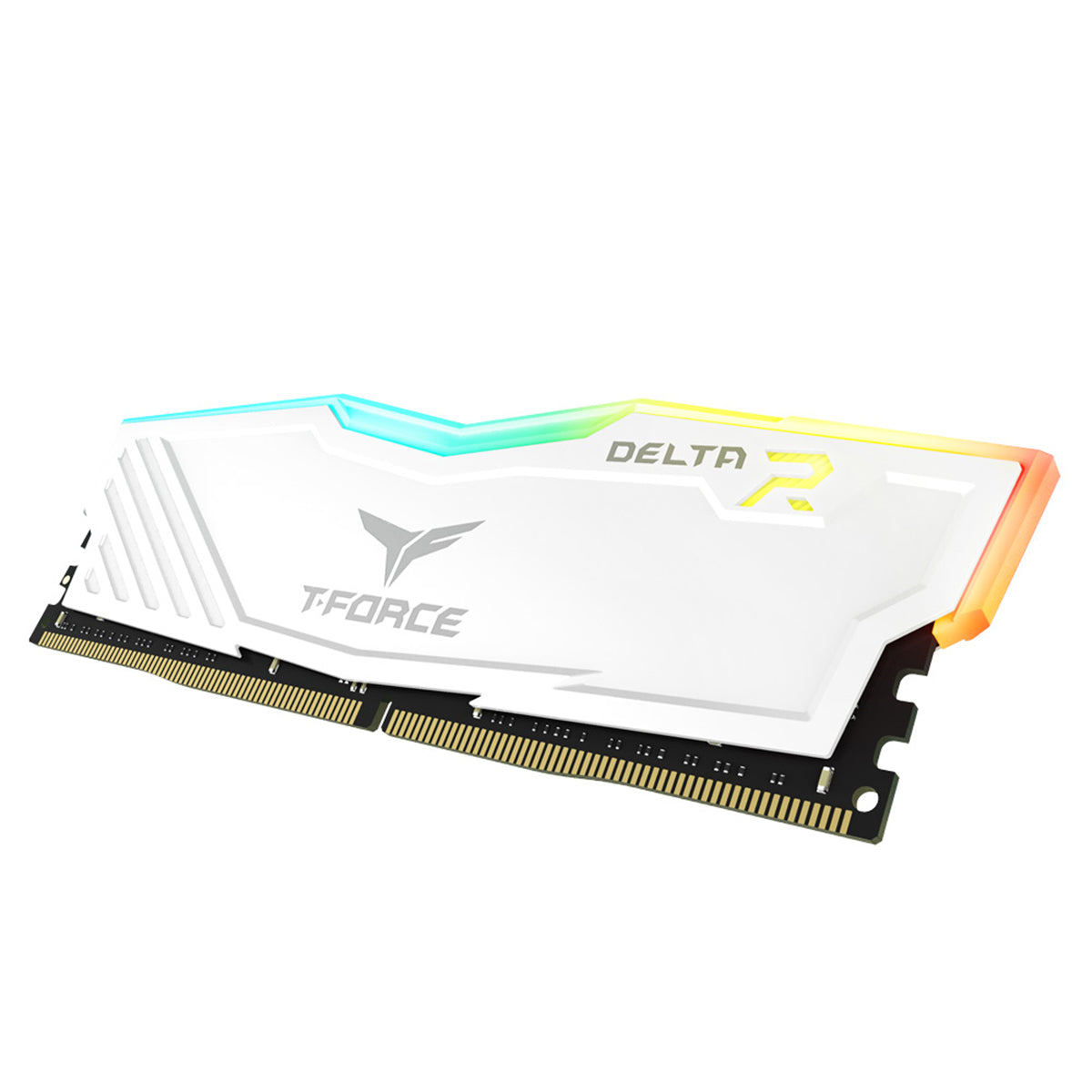 TeamGroup T-Force Delta RGB 16GB (2x8GB) DDR4-3200 CL16 Memory - White