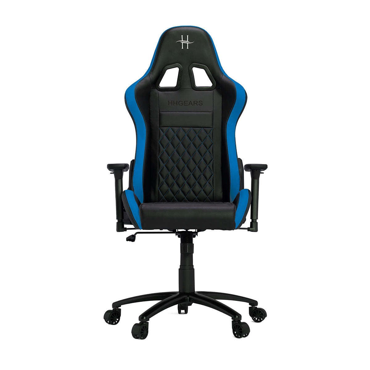 VERTAGEAR XL500 Gaming Chair - Black and Blue with Headrest/Lumbar Pillows