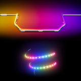 Hyte Noodle LN70 2nd Gen Light Strip + LS10 + NP50 Bundle - White