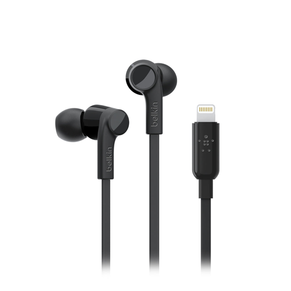 Belkin Rockstar Headphones with Lightning Connector - Black