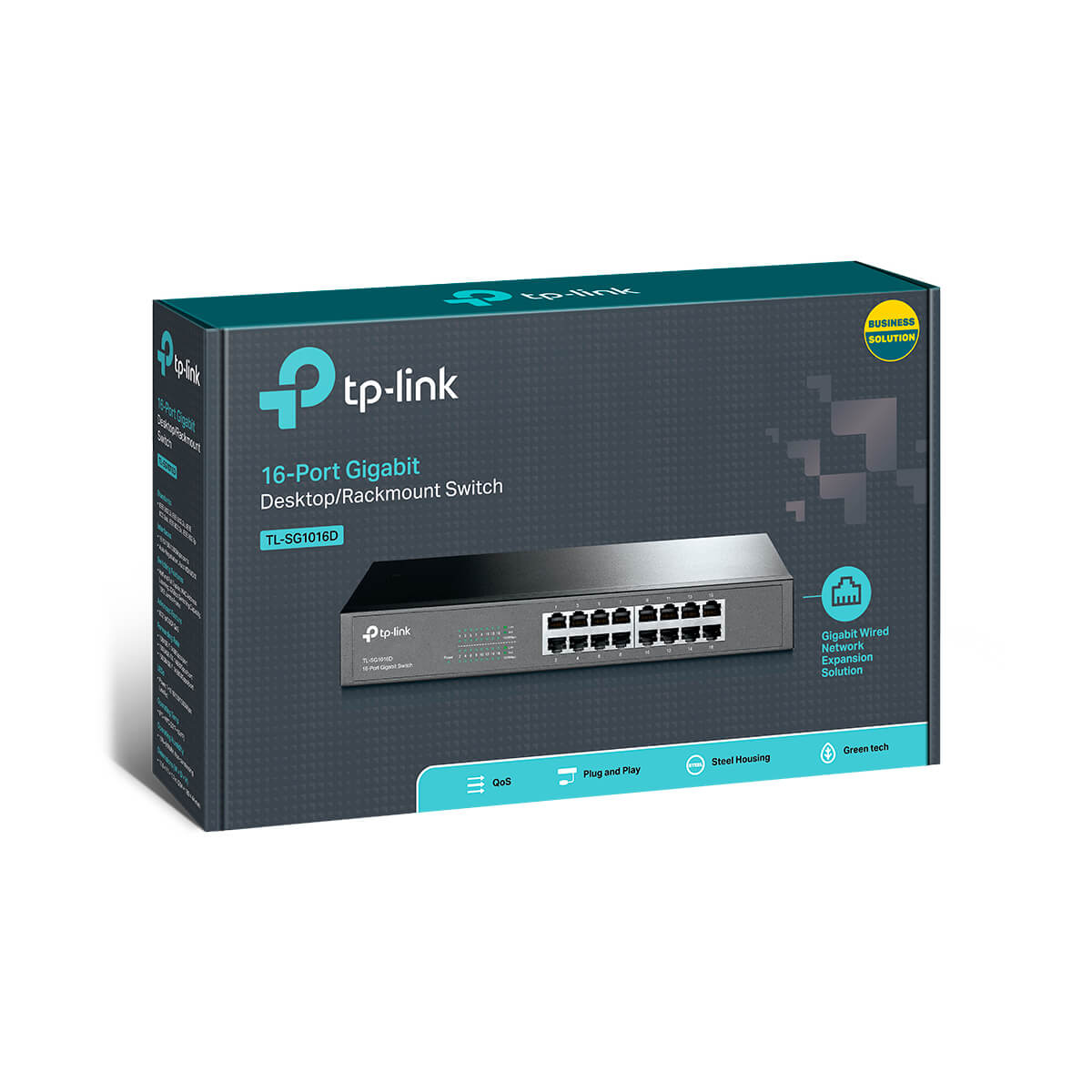 TP-Link TL-SG1016D 16 Port Gigabit Desktop/Rackmount Switch